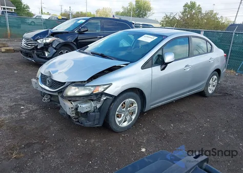 2013 Honda Civic Lx z USA, uszkodzony, nr VIN 19XFB2F59DE096288